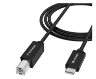 Wozinsky Kabel USB-B USB-C 1m czarny WKDDY1S - 1487917 - zdjęcie 2